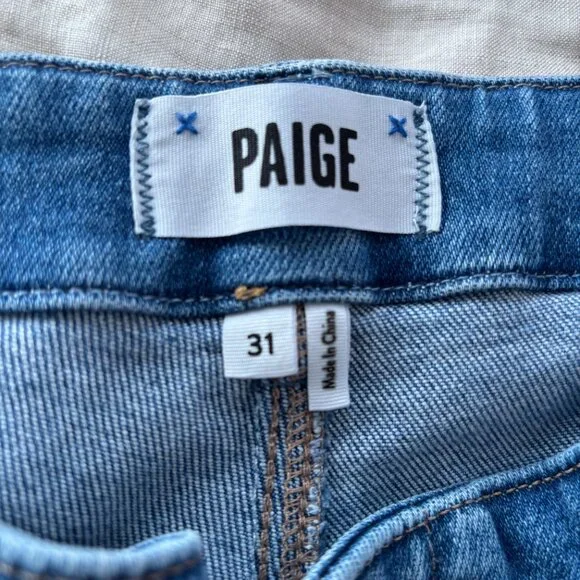 PAIGE Mayslie Straight Leg Ankle Jeans - Picture 4 of 12